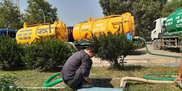 hút bể phốt triệt để