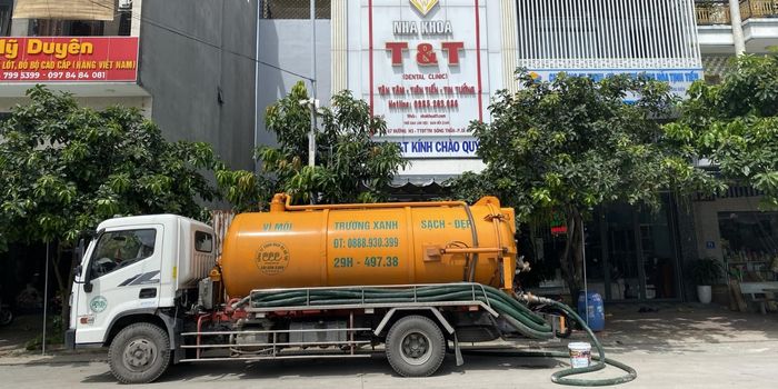 Hút hầm cầu uy tín, chuyên nghiệp tại Bến Cát Bình Dương
