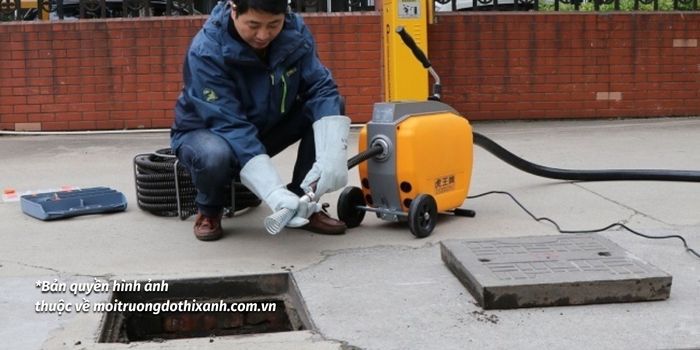 thông tắc cống tại thanh xuân lò xo