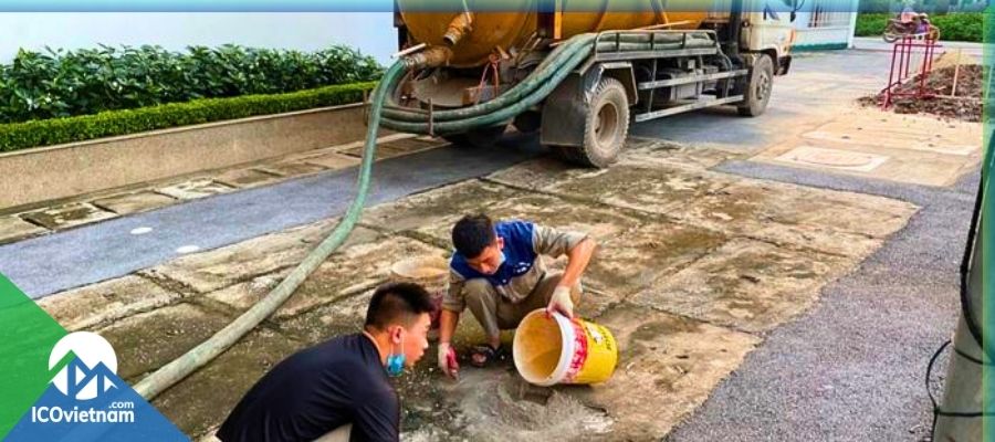 hút bể phốt khoán