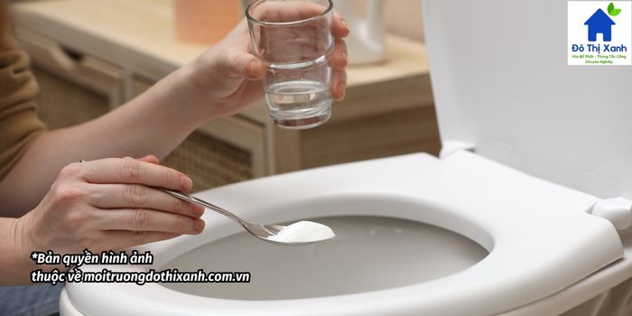Dùng soda nước: