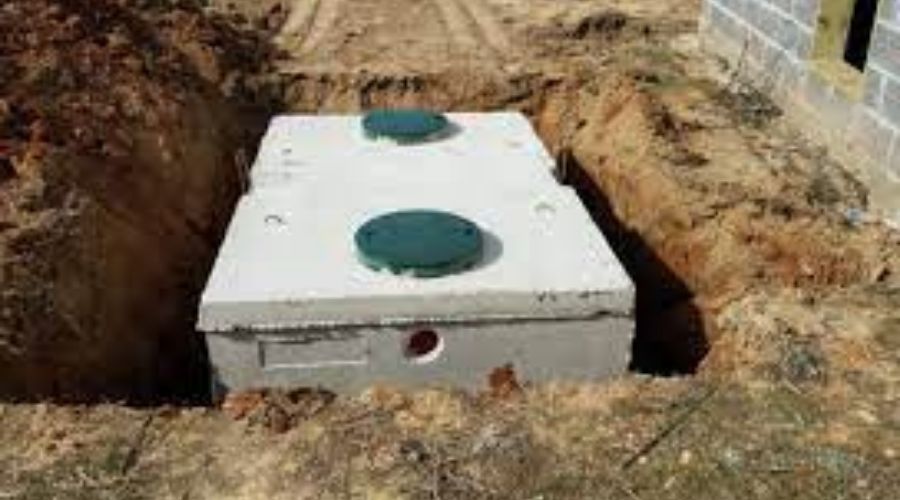 Bể phốt đúc sẵn dạng khối lắp đặt nhanh chóng