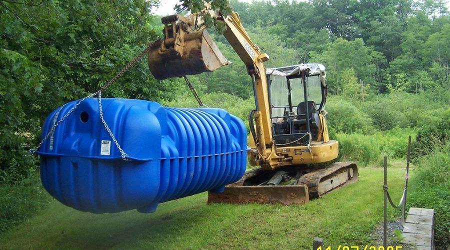Bể phốt nhựa 3 ngăn giúp phân tách nước thải