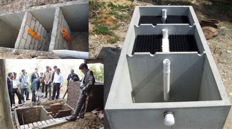 Bể phốt có cần trát ngoài không? So sánh ưu và nhược điểm