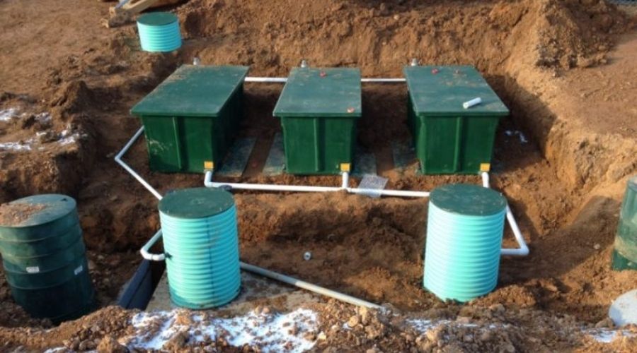 Lắp đặt bể phốt nhựa đúng độ sâu và vị trí