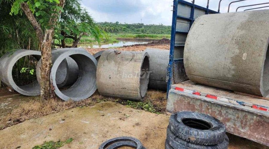Cống bi thi công xây dựng bể phốt