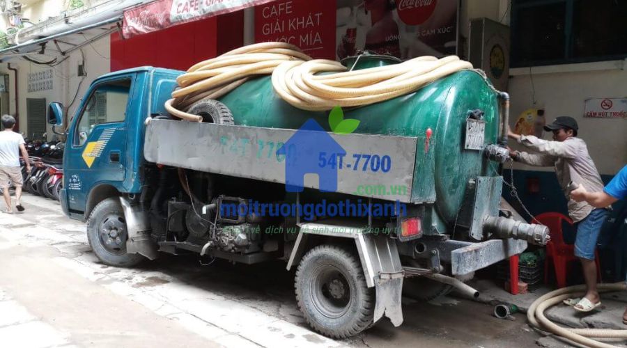 cách hút bể phốt nhanh chóng tại nhà