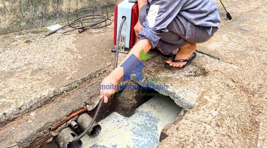 Xe hút bể phốt khoán trọn gói công suất lớn