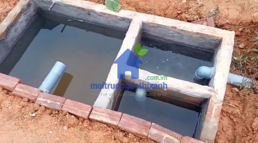 bể phốt tự hoại 3 ngăn gia đình