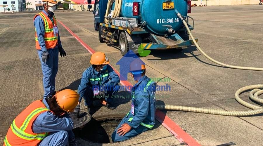 hút bể phốt triệt để
