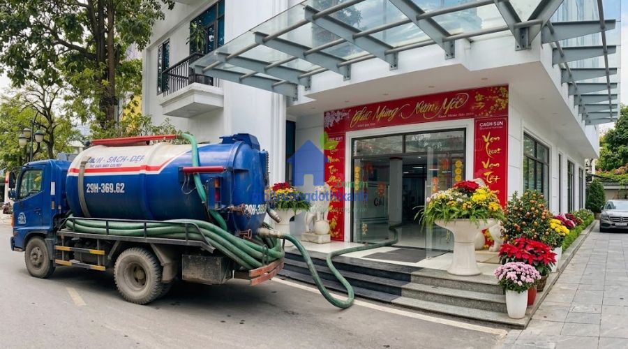 Hút bể phốt tại Thạch Thất giá rẻ, triệt để - Bảo hành 10 năm