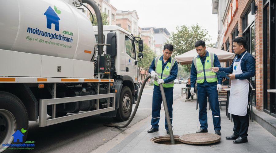 Hút hầm cầu Nha Trang giá rẻ trọn gói, bảo hành 6 năm