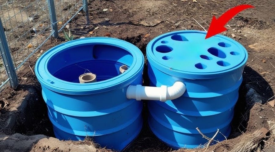 Các bước lắp đặt bể phốt nhựa trong gia đình
