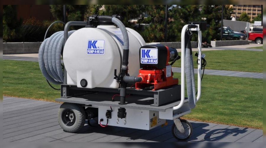 xe hút bể phốt 1 khối di động