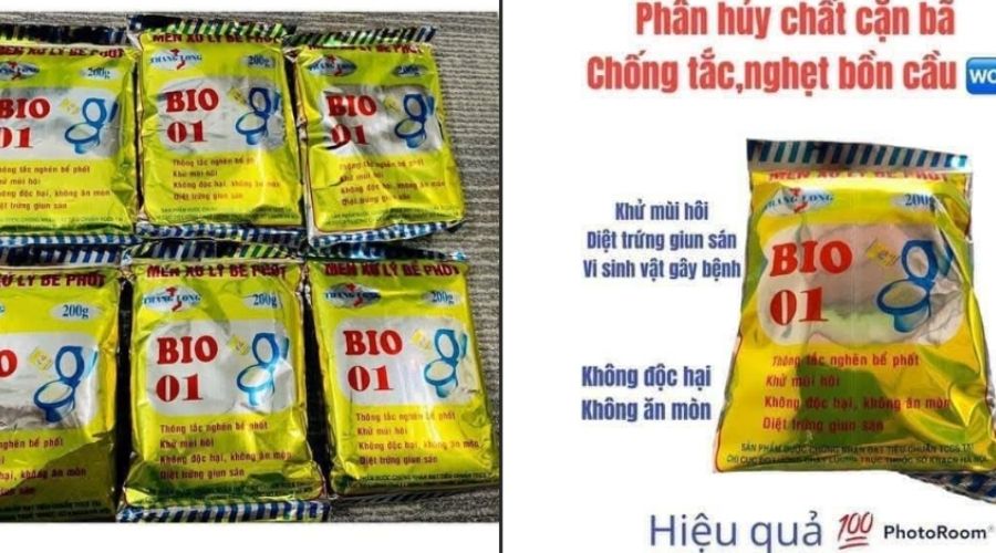 Cách sử dụng men xử lý bể phốt Bio nhanh chóng