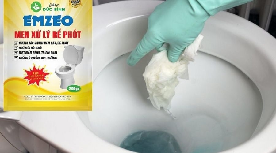thuốc đổ bể phốt emzeo