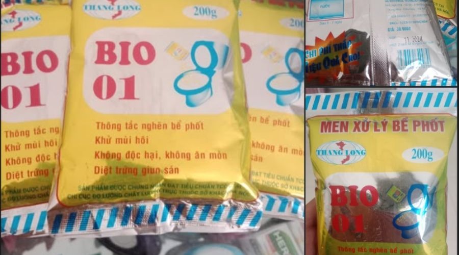 Cách sử dụng men xử lý bể phốt Bio