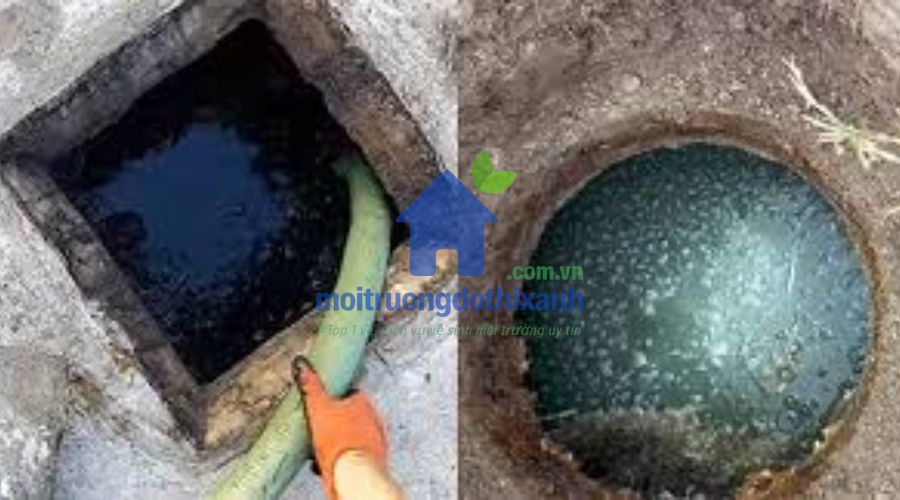 bể phốt không có ống thông hơi giảm hiệu quả xử lý nước thải