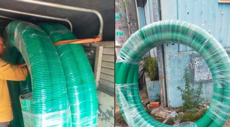 Ống hút bể phốt đường kính lớn dùng cho hầm cầu