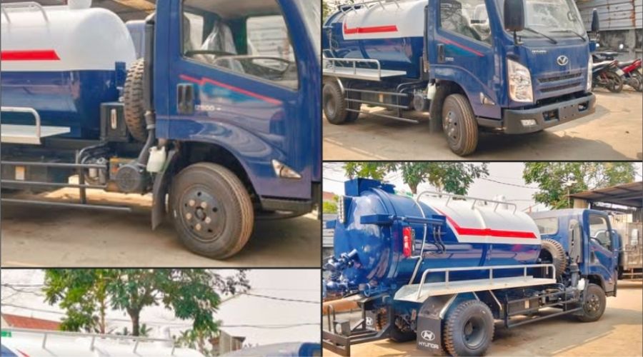 Xe hút bể phốt 4 khối chuyên dụng: Đặc điểm và ứng dụng