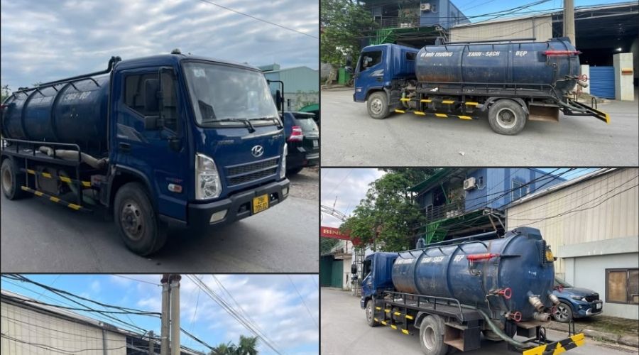 Xe hút bể phốt 7 khối khi nào nên dùng thay vì loại nhỏ hơn?