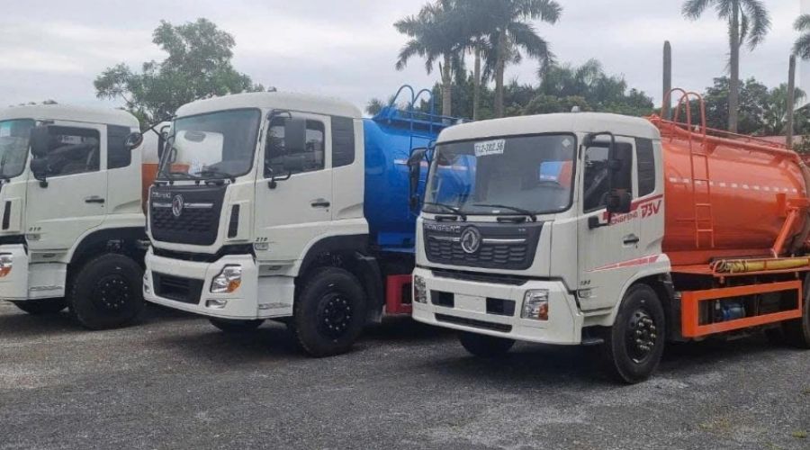 so sánh hút bể phốt 3 với 5 khối