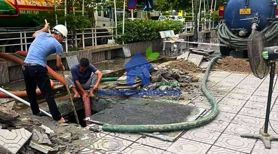Hút bể phốt theo quy định của Sở Tài nguyên và Môi trường