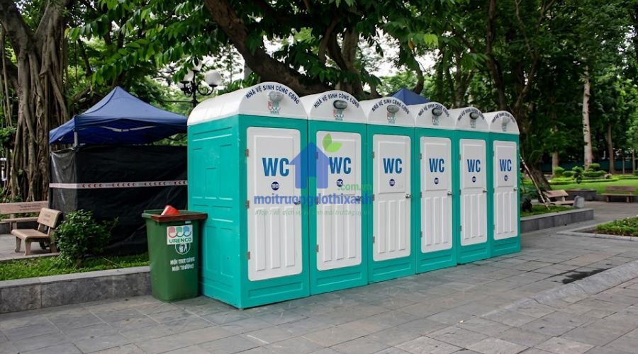 Báo giá cho thuê nhà vệ sinh di động tại Hà Nội mới nhất