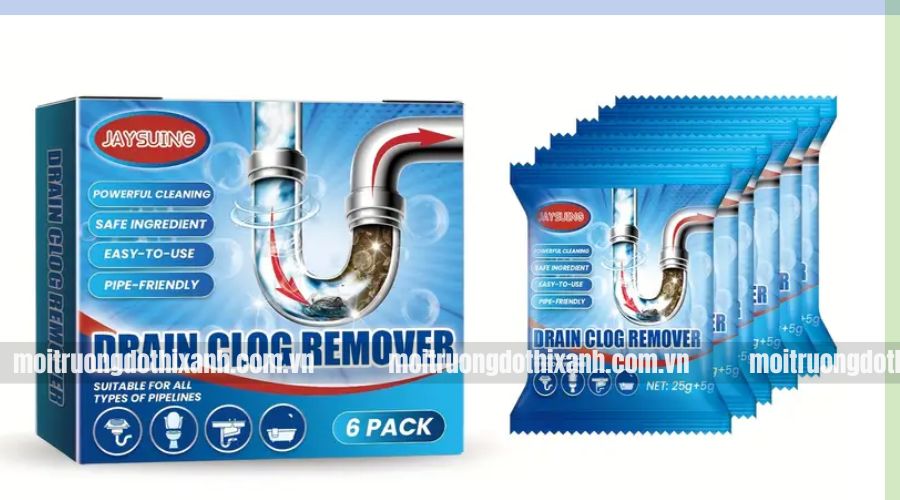 mẹo thông cống bằng bột thông cống