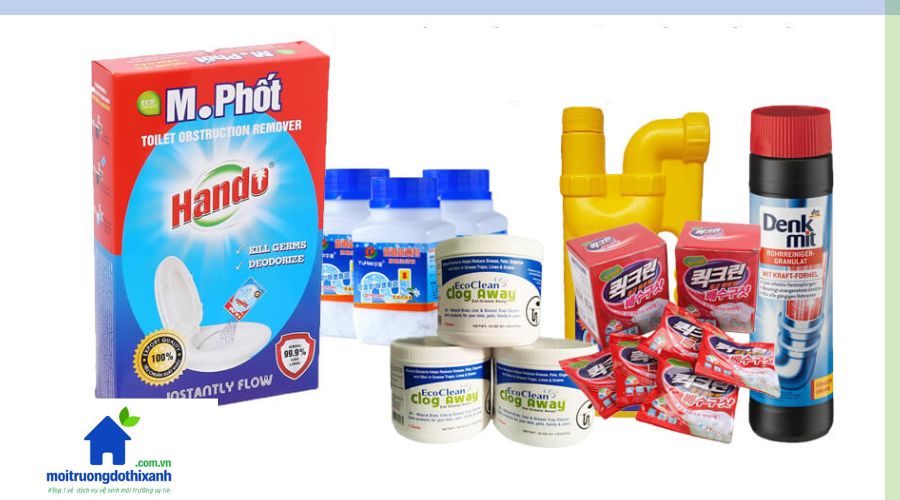 các loại bột thông cống hando sử dụng hiệu quả tại nhà
