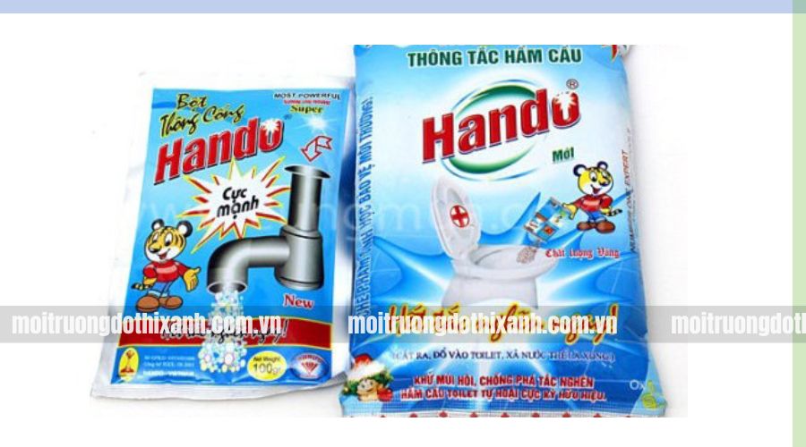 hướng dẫn sử dụng bột thông cống hando