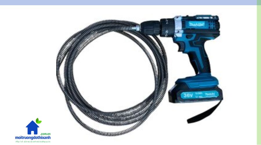 Dây lò xo thông cống giúp tiết kiệm chi phí thuê dịch vụ