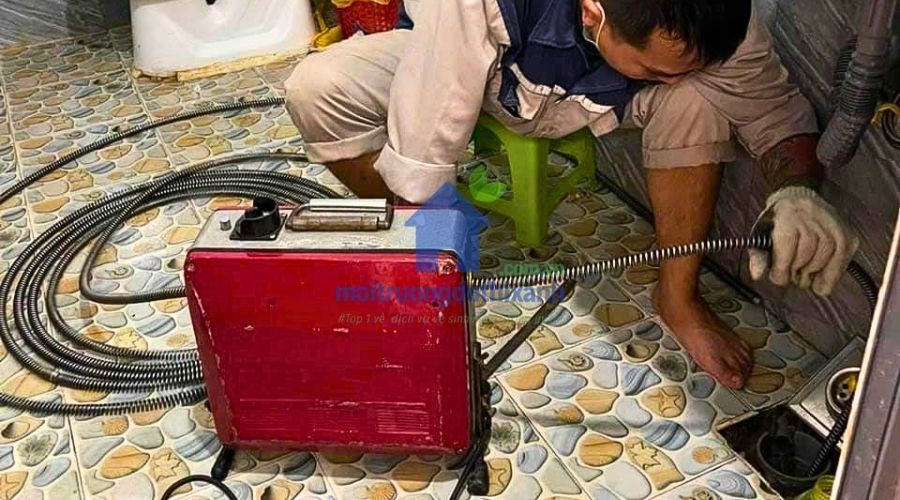 thông tắc cống tại đông anh lò xo