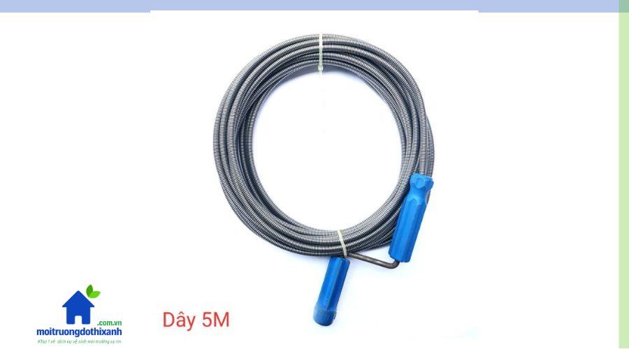dây lò xo thông cống tại nhà