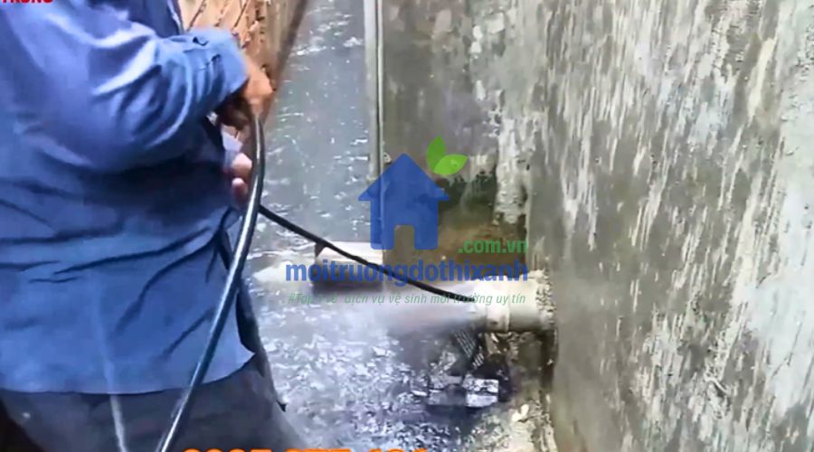 đầu béc phun thông cống xoáy áp lực nước