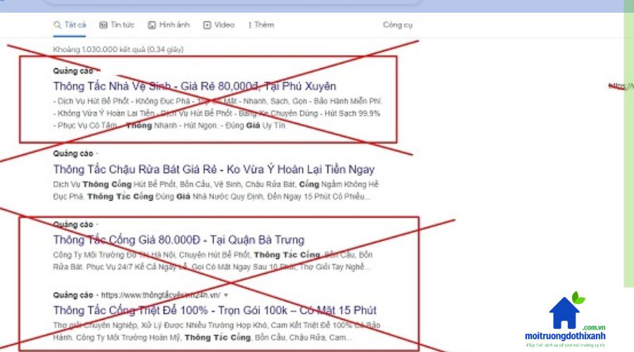 Cảnh giác với chiêu trò lừa đảo thông cống giá rẻ.