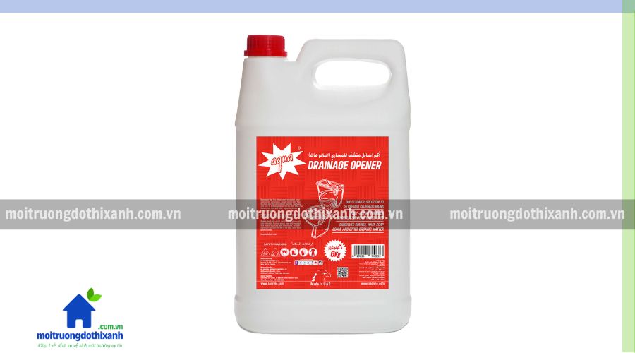 Nước thông cống xử lý mùi hôi ẩm mốc từ đường ống cũ.