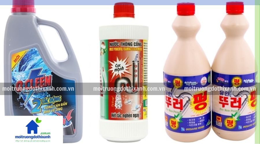 Nước thông cống dạng gel đậm đặc – hiệu quả cao, an toàn
