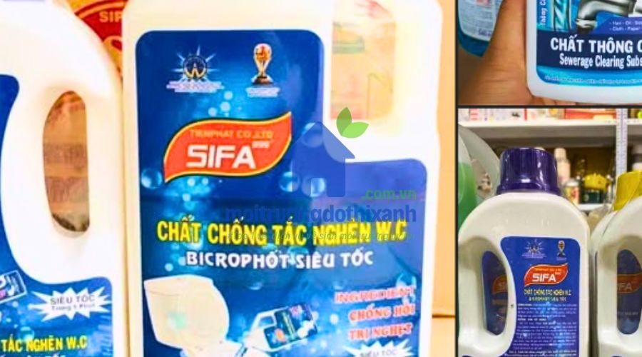 nước thông cống sifa