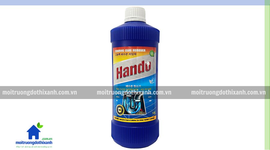 Nước thông cống khử khuẩn, làm sạch đường ống an toàn.