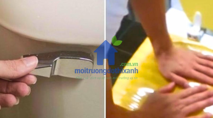 Cách tạo lực đẩy nước bằng băng dính để thông cống
