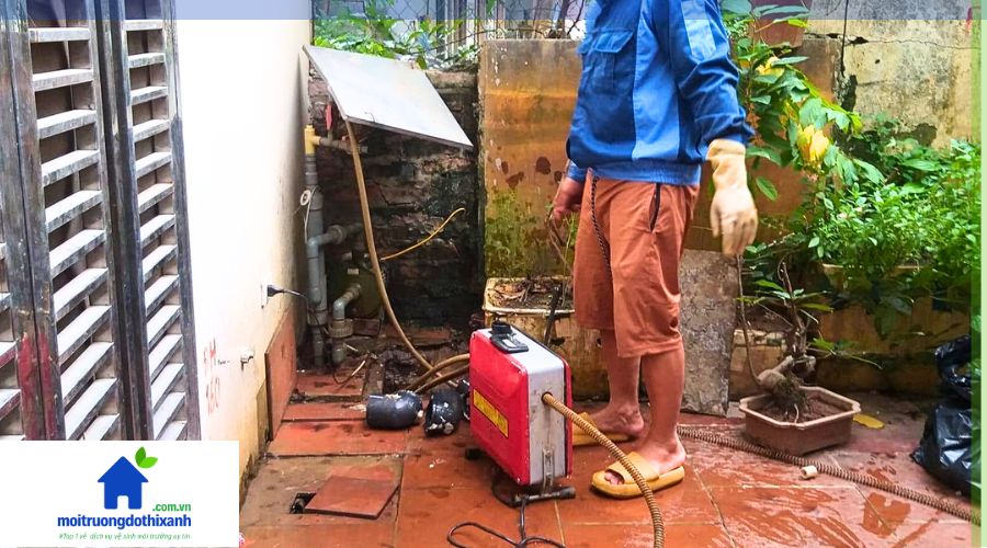 dịch vụ thông tắc cống nghẹt khắc phục tắc nghẽn hiệu quả