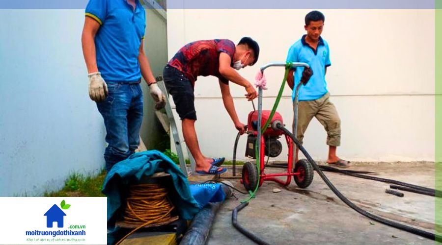 Dịch vụ thông tắc cống nghẹt giá tốt chất lượng cao