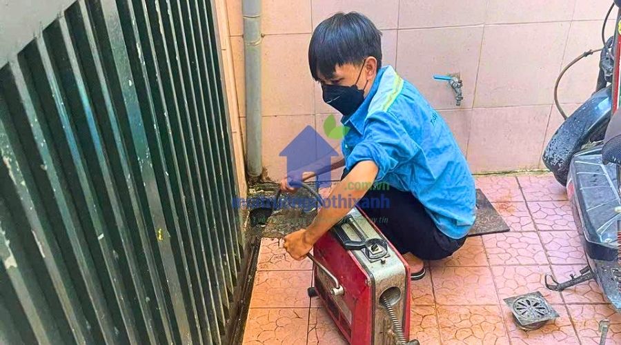 thông tắc cống tại hàng mã