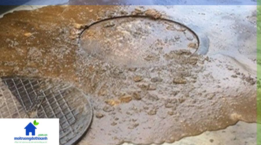 Nguyên nhân cống trào ngược do nước mưa ngập úng