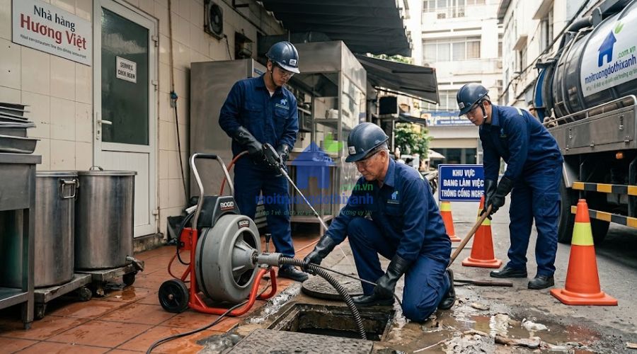 Thông tắc cống tại Ninh Bình giá rẻ - Dứt điểm tắc nghẽn