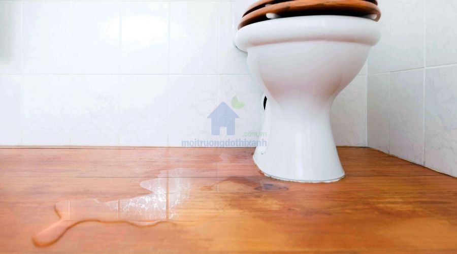 Cách sửa bồn cầu bị tràn nước ra sàn