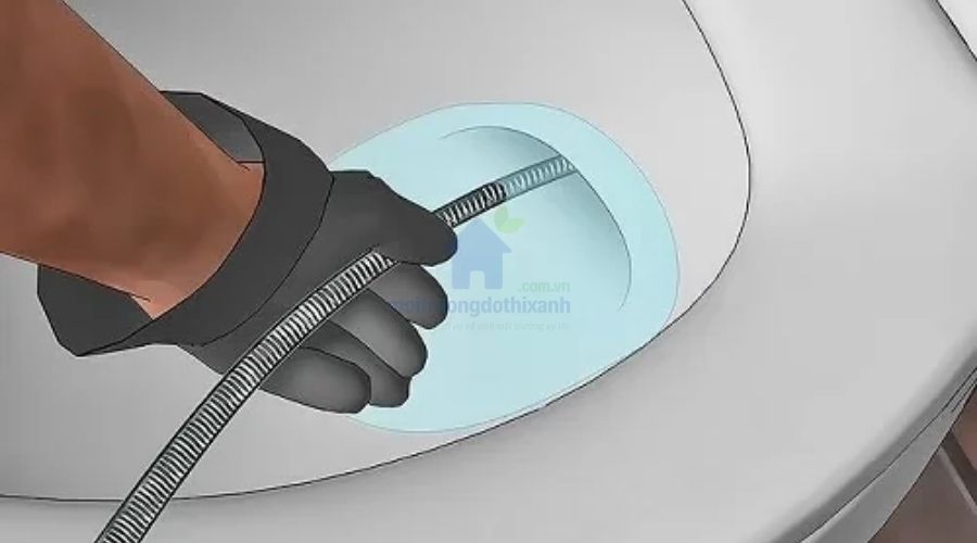 dây lò xo thông bồn cầu hiệu quả