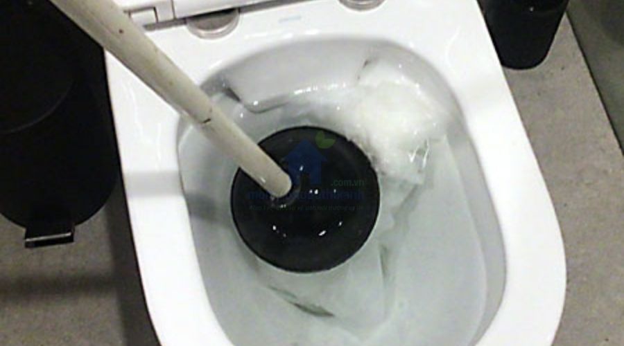 Cây thụt bồn cầu giúp xử lý tắc nghẽn nhanh chóng