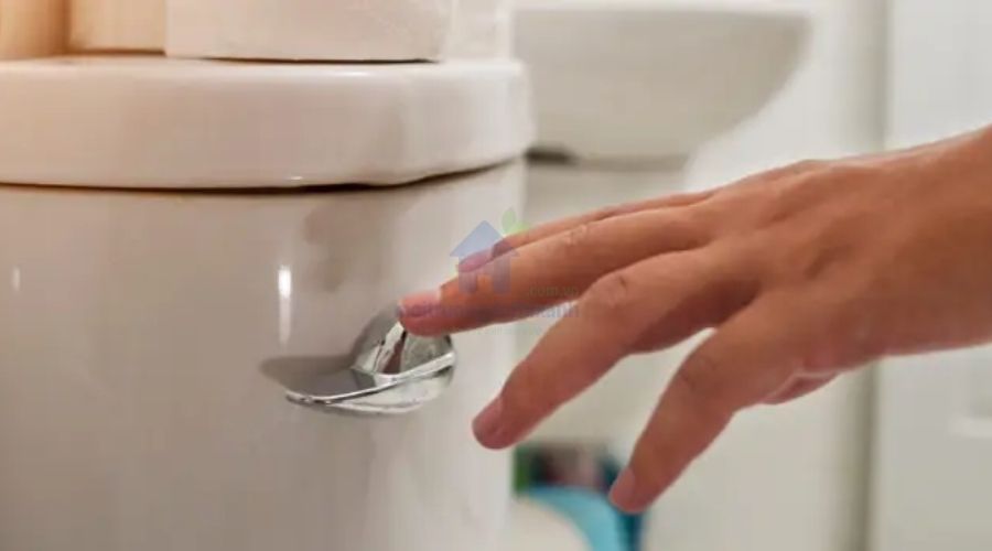 Bồn cầu xả nước yếu do nghẹt